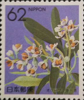 オリーブ62円切手